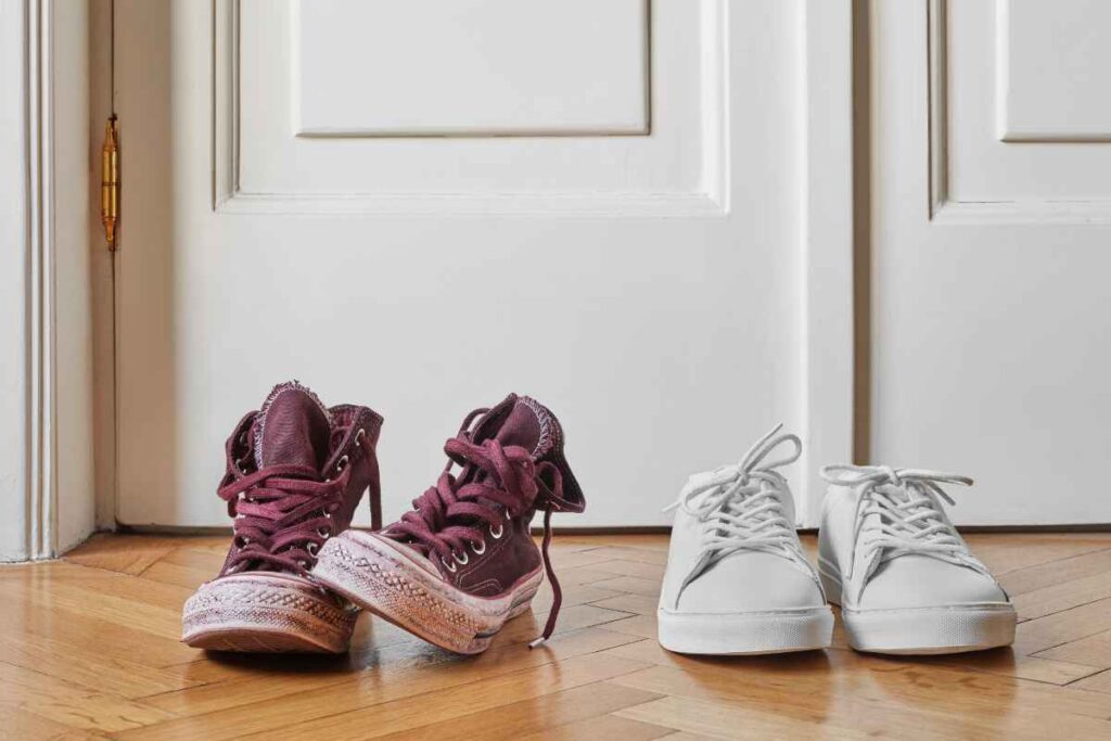 allerta scarpe batteri